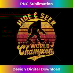 bigfoot hide and seek big foot sasquatch gifts for men w - edgy sublimation digital file - customize with flair
