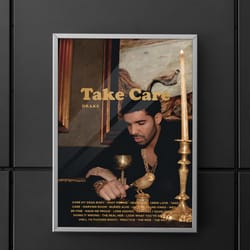 drake drake poster drake album poster take care album poster wall art.jpg