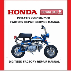 1968-1981 HONDA Z50 / Z50A / Z50R Factory Service Repair Manual pdf Download
