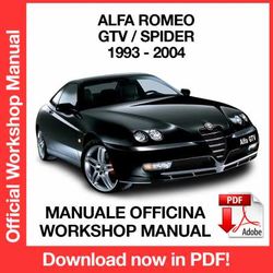workshop manual service repair alfa romeo gtv - spider (1993-2004) (en)
