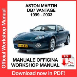 WORKSHOP MANUAL SERVICE REPAIR ASTON MARTIN DB7 (1999-2003) (EN)