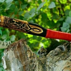 hand-forged carbon steel tactical axe | 18 inch heavy-duty survival hatchet with sharp edge