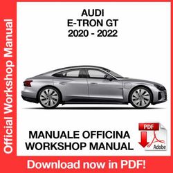 WORKSHOP MANUAL SERVICE REPAIR AUDI GT E-TRON (2020-2022) (EN)