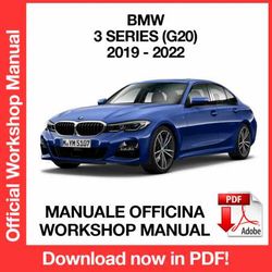 WORKSHOP MANUAL SERVICE REPAIR BMW 3 SERIES G20 (2019-2022) (EN)