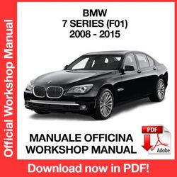 WORKSHOP MANUAL SERVICE REPAIR BMW 7 SERIES F01 F02 (2008-2015) (EN)
