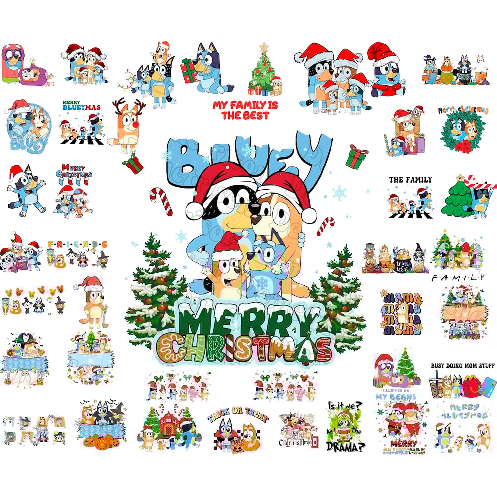 Bluey Christmas Svg Png.jpg