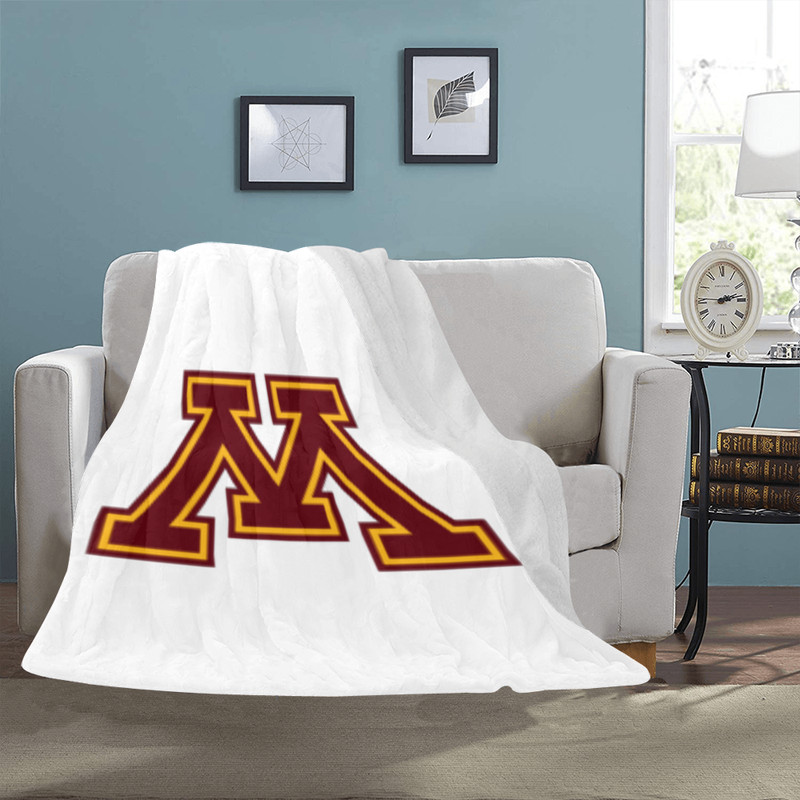 Minnesota Golden Gophers Blanket Lightweight Soft Microfiber Fleece.png