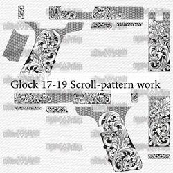 glock 17-19 scroll pattern work g-002