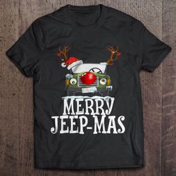 merry jeep-mas christmas sweater tshirt