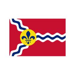 st. louis city flag instant download vector .eps, .dxf, .svg .png. vinyl cutter ready, t-shirt, missouri flags cnc clipart graphic 1098