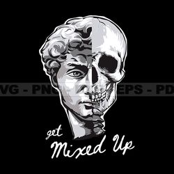 Skull Tshirt Design Bundle, Skull SVG PNG, Skull In The Wall File, DTG, DTF, Instant Download 38