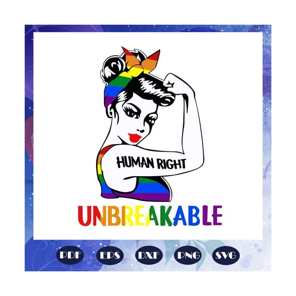 Svg Inalianable Rights Human right unbreakable, girl power svg, rainbow heart svg, | Inspire ...