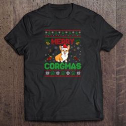 merry corgmas corgi lover christmas gift top