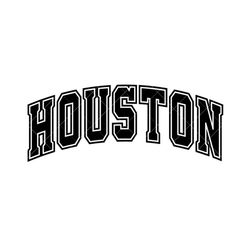 Houston Arched Text vector Art  .eps, .dxf, .svg .png. pdf Vinyl Cutter Ready, T-Shirt, CNC clipart graphic 2420