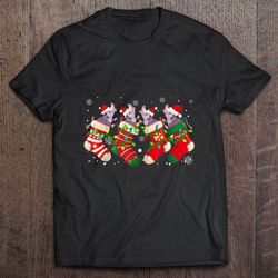 possum in christmas sock gift top