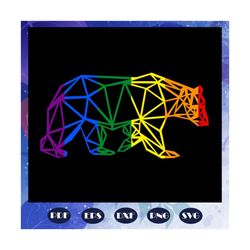 bear lgbt svg, rainbow heart svg, lgbt svg, lesbian gift, lgbt shirt, lgbt pride, gay pride svg, lesbian gifts, lesbian