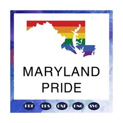 maryland pride svg, maryland state shaped gay pride, lgbt maryland pride, rainbow flag, maryland state svg, lgbt pride s