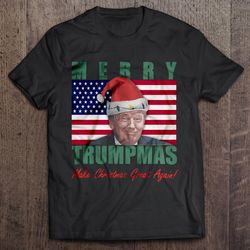 merry trumpmas make christmas great again tshirt