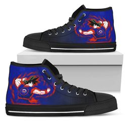 new york mets goku saiyan power high top shoes
