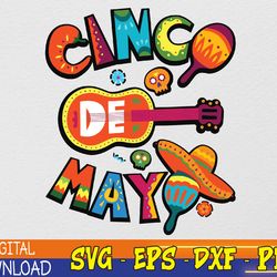 cinco de mayo mexican fiesta 5 de mayo svg, eps, png, dxf, digital download