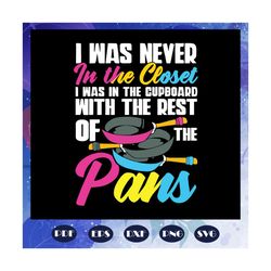 i was never in the closet svg, pansexual gifts svg, pansexual pride svg, pansexual pans svg, pans svg, bisexual svg, lgb