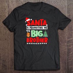 santa is promoting me to big brother christmas gift top