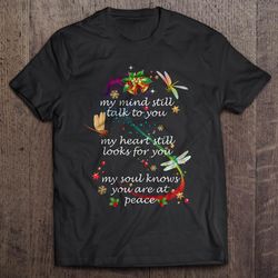 my mind still talk to you my heart still looks for you dragonfly christmas sweater tshirt