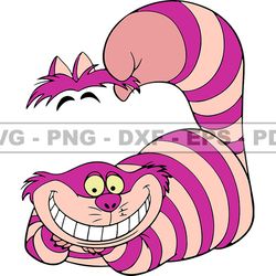 cheshire cat svg, cheshire png, cartoon customs svg, eps, png, dxf 106