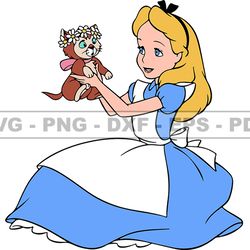 Alice in Wonderland Svg, Alice Svg, Cartoon Customs SVG, EPS, PNG, DXF 118