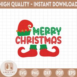 elf svg, christmas svg, merry christmas svg, dxf, svg, elf legs svg, elf hat svg, merry christmas svg, funny christmas s