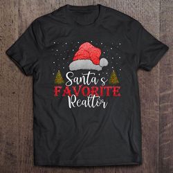 Santas Favorite Realtor Snowflake Christmas2 Shirt