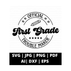funny first grade svg, back to school svg, 1st grade svg, first day of school svg, first grade png, first grade vibes, hello first grade svg