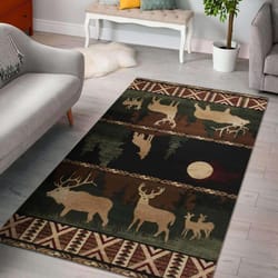 hunting in the forest rug rcdd81f38243