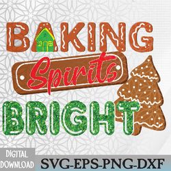 baking spitits bright png file, sublimation designs, christmas png, baking png, baking crew png file, gingerbread baking