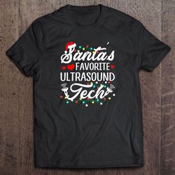 santas favorite trucker christmas sweater v-neck t-shirt