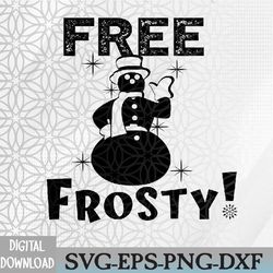 free frosty funny christmas svg, eps, png, dxf, digital download
