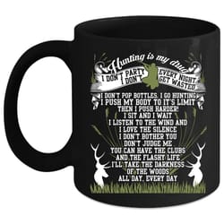 hunting is my drug coffee mug, i love hunting coffee cup