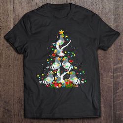 pigeon christmas tree pigeon bird lover shirt
