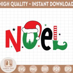 Noel Porch Sign, Merry Christmas SVG, Funny Christmas SVG, Svg File for Cricut, Png, Dxf