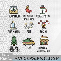 occupational therapy scope of practice ot cota christmas svg, eps, png, dxf, digital download