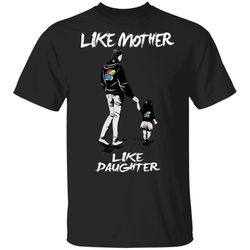kansas jayhawks like mother like daughter tshirt apparel