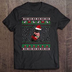 santa and beagle reindeer shirt
