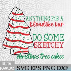 sketchy stuff for some christmas tree cake debbie becky jen svg, eps, png, dxf, digital download