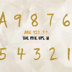gold glitter font svg png pdf, modern font, fonts for cricut, beauty font, font for t-shirt 63