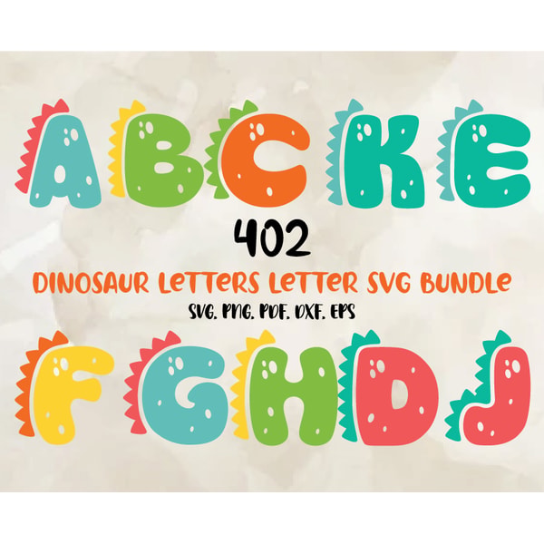 Dinosaur Font Svg, Dinosaur Alphabet Svg, Modern Font, Fonts - Inspire ...