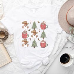 santa doodles shirt, christmas vibes shirt, doodles santa t-shirt, funny xmas tee, santa claus shirt, cute christmas gif