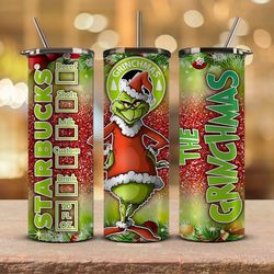 christmas tumbler png,grinch png ,merry christmas png,merry christmas svg, santa grinch 07