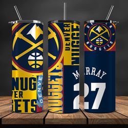 Denver Nuggets Tumbler, NBA Logo, NBA Png, Basketball Design, NBA Teams, NBA Sports, Nba Tumbler Wrap 21