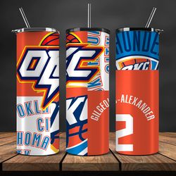 oklahoma city thunder tumbler, nba logo, nba png, basketball design, nba teams, nba sports, nba tumbler wrap 22