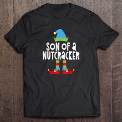 son of a nutcracker elf christmas tshirt